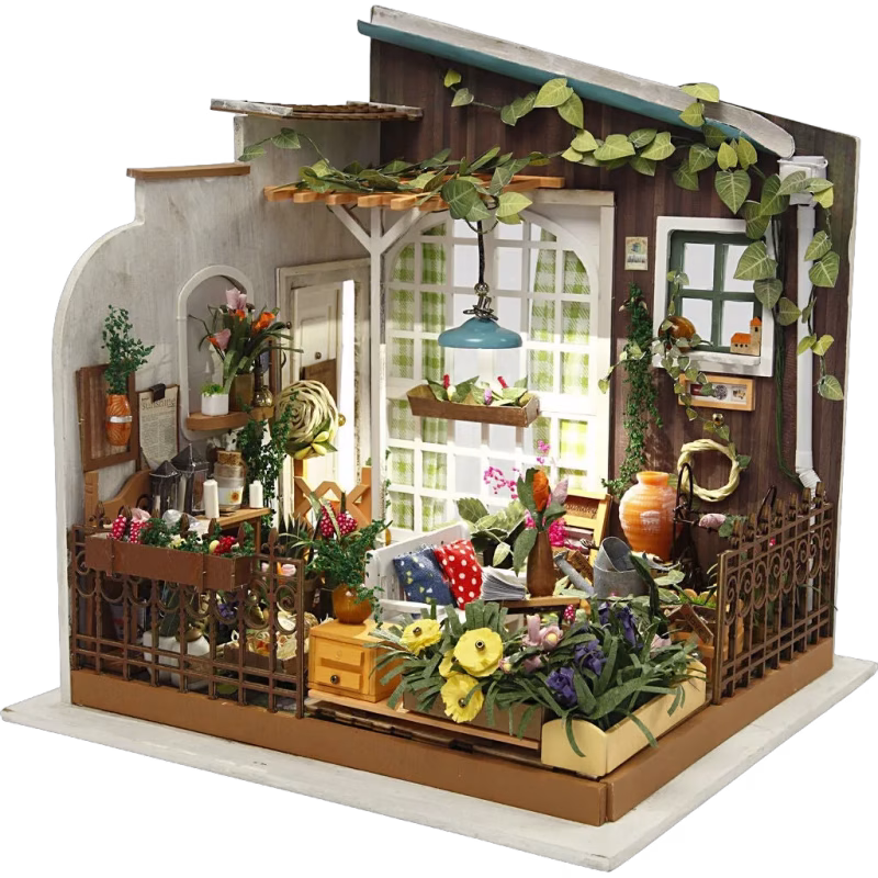 Creativ Company Pysselset DIY Miniatyrrum Trädgård