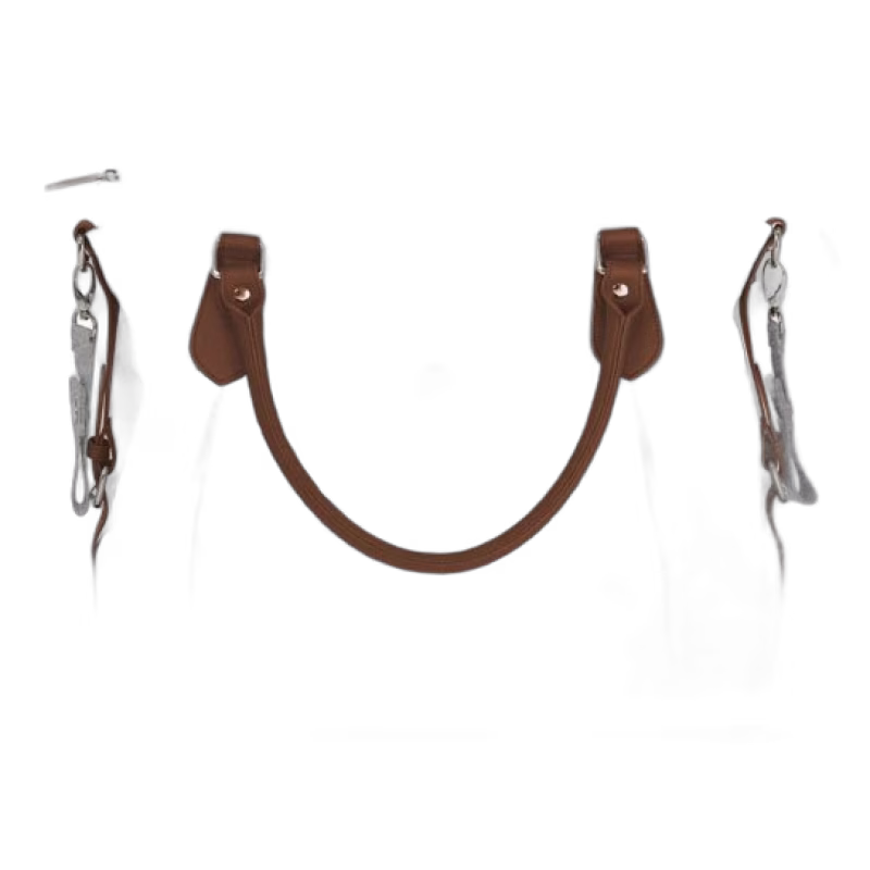 Crescent skötväska Exclusive, grey melange/ljusbrun