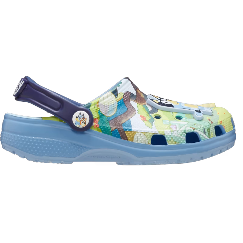 Crocs Bluey Classic Kids Tofflor, Multi, 23-24