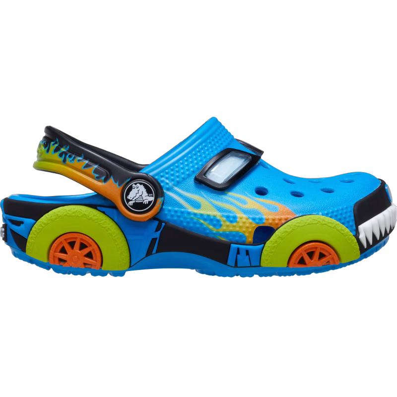 Crocs Classic IAM Monster Truck Kids Tofflor, Neon Ocean, 19-20