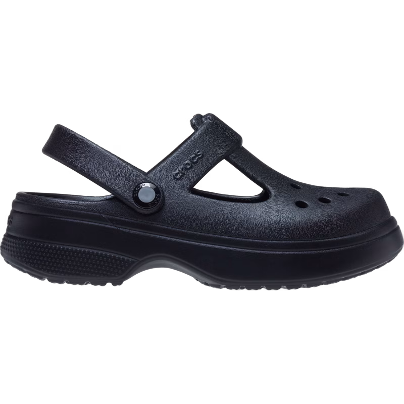 Crocs Classic Mary Jane Tofflor, Svart, 32-33