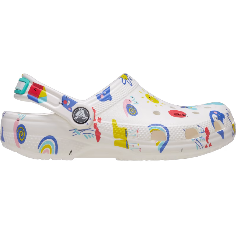 Crocs Classic Tofflor, Doodle Print, 22-23