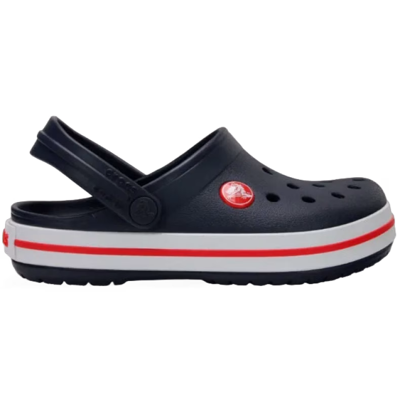 Crocs Classic Tofflor, Navy/Red, 32-33