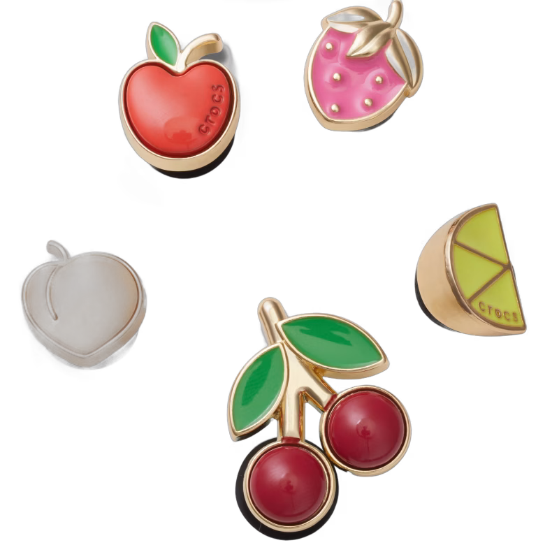 Crocs Jibbitz Elevated Fruits 5-Pack