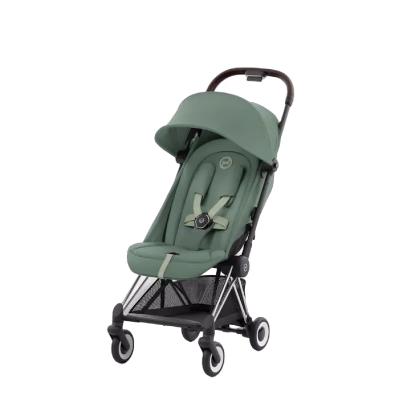 Cybex Coya Sittvagn (Chrome Dark Brown Leaf Green)
