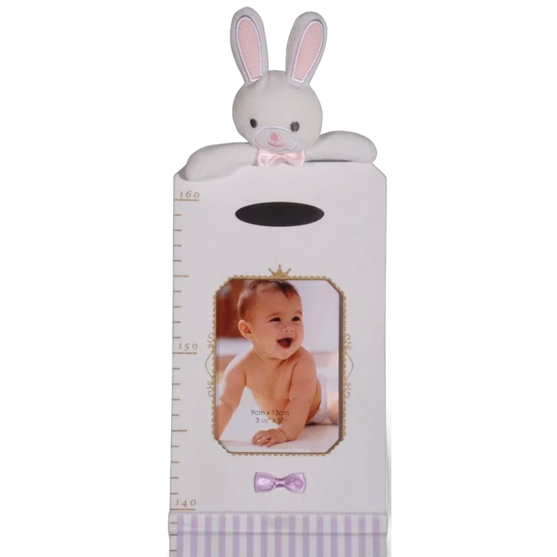 Design Cardell Tavla Måttband Kanin, Rosa