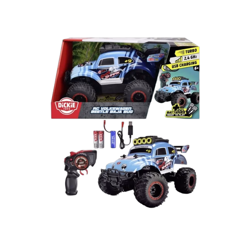 Dickie Toys Radiostyrd Bil Volkswagen Beetle Baja Bug
