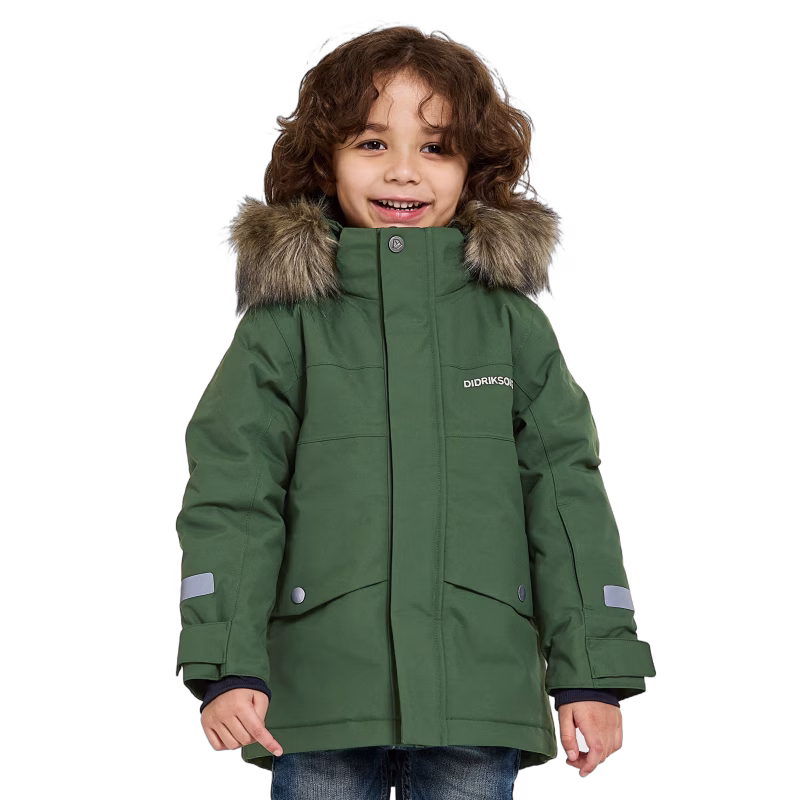 Didriksons Bjärven Vinterjacka, Pine Green, 110