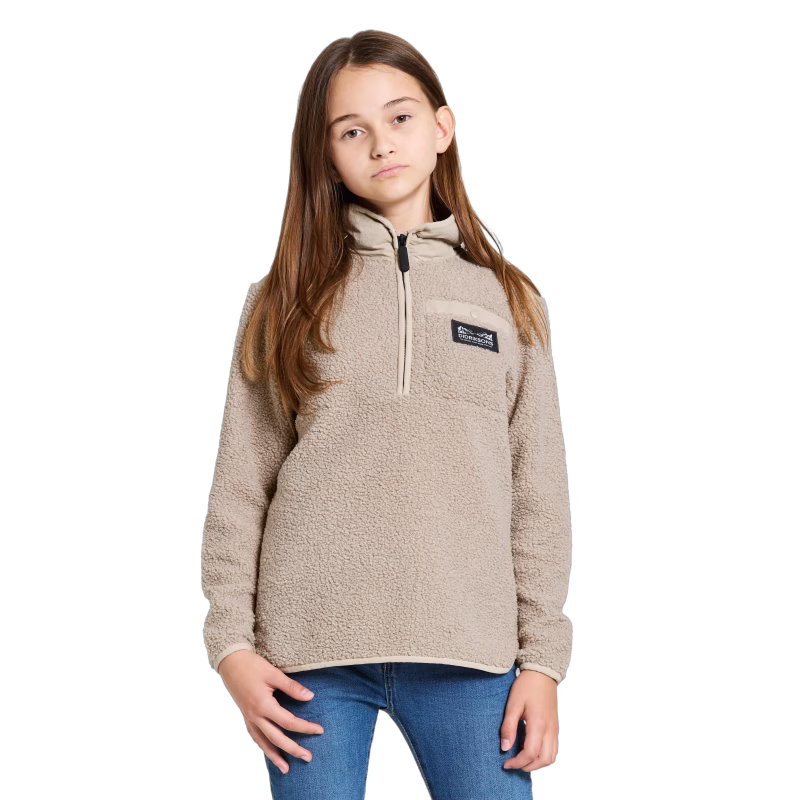 Didriksons Exa Piletröja, Beach beige, 150