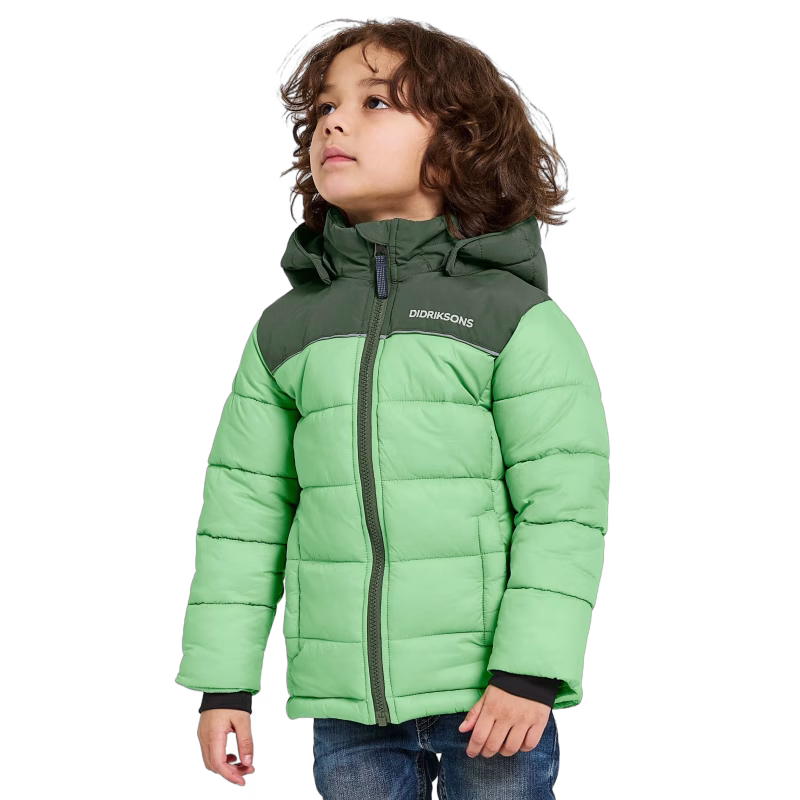 Didriksons Fox Vinterjacka, Dusty Lime, 120