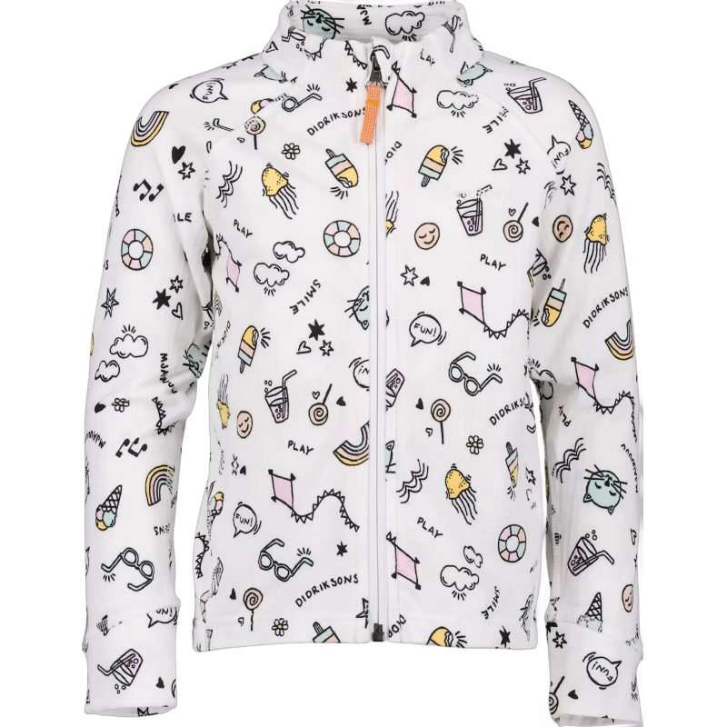 Didriksons Jadis Tröja med Dragkedja, Doodle Multi, 90