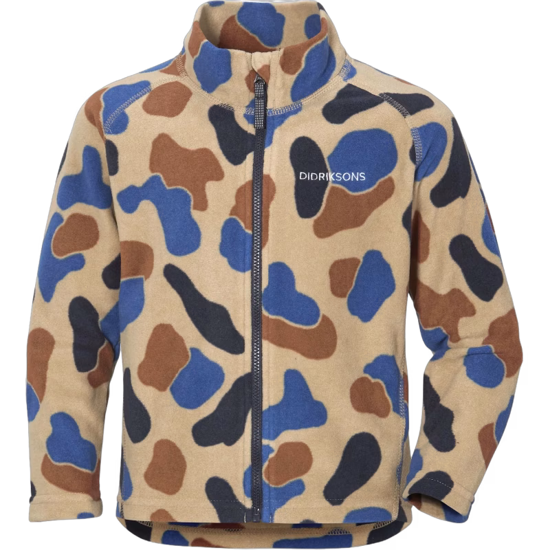 Didriksons Monte Fleecejacka, Beige Blob Camo, 70