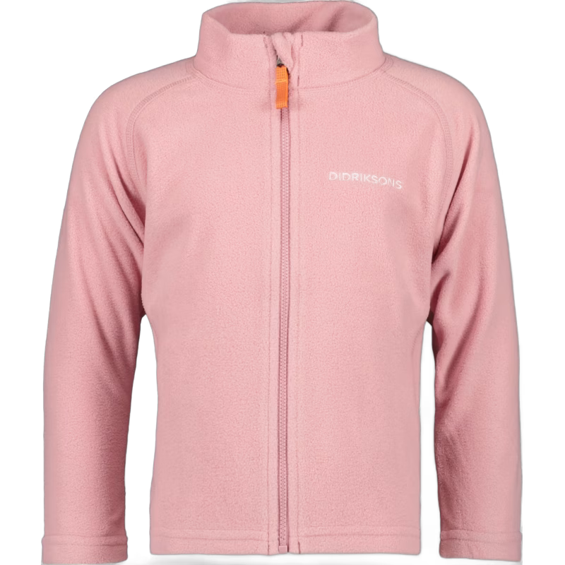 Didriksons Monte Fleecejacka, Soft Pink, 140