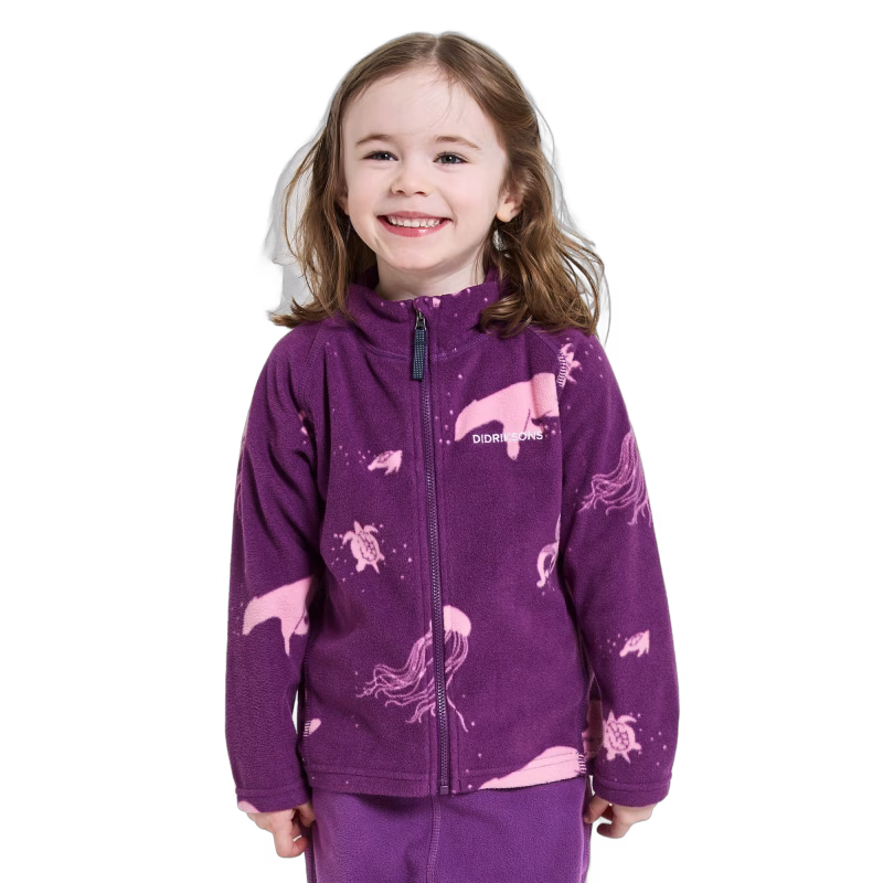 Didriksons Monte Fleecejacka, Winter Ocean Purple, 130