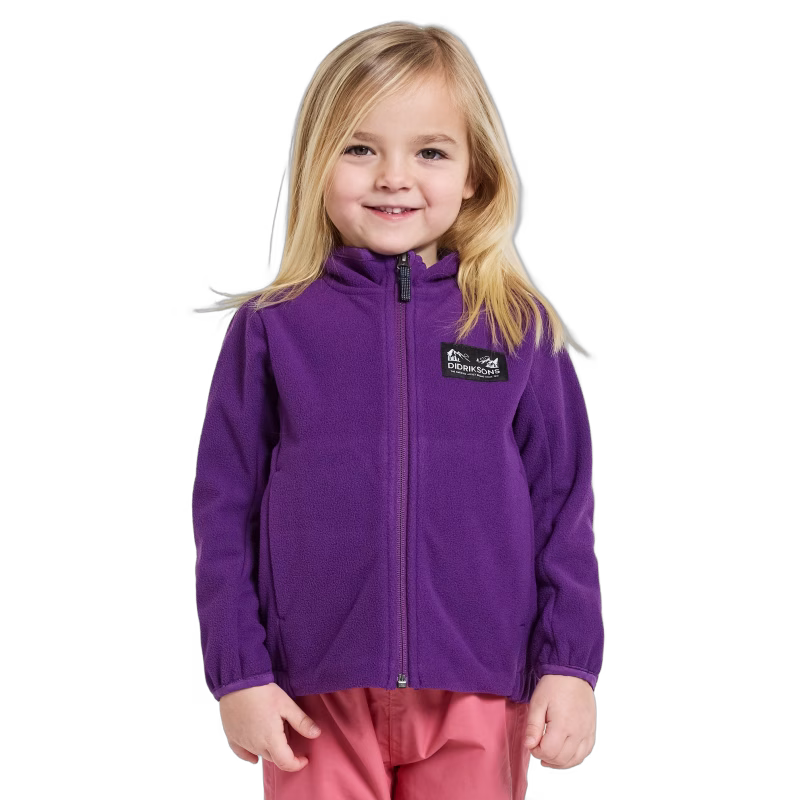Didriksons Muskot Vindfleecejacka, Royal Purple, 90