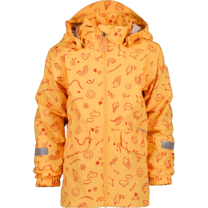 Didriksons Norma Skaljacka, Doodle Papaya Orange, 140