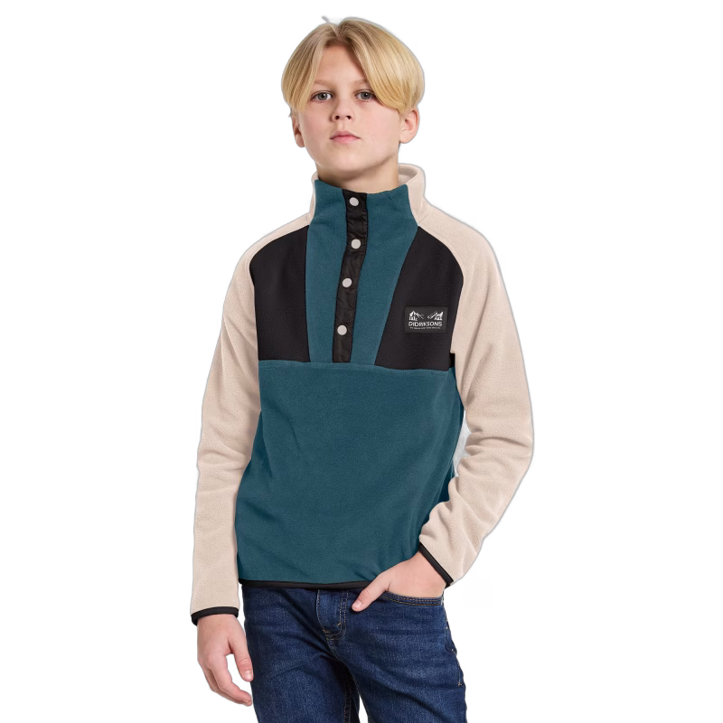 Didriksons Yokto Fleecetröja, Star Blue, 140