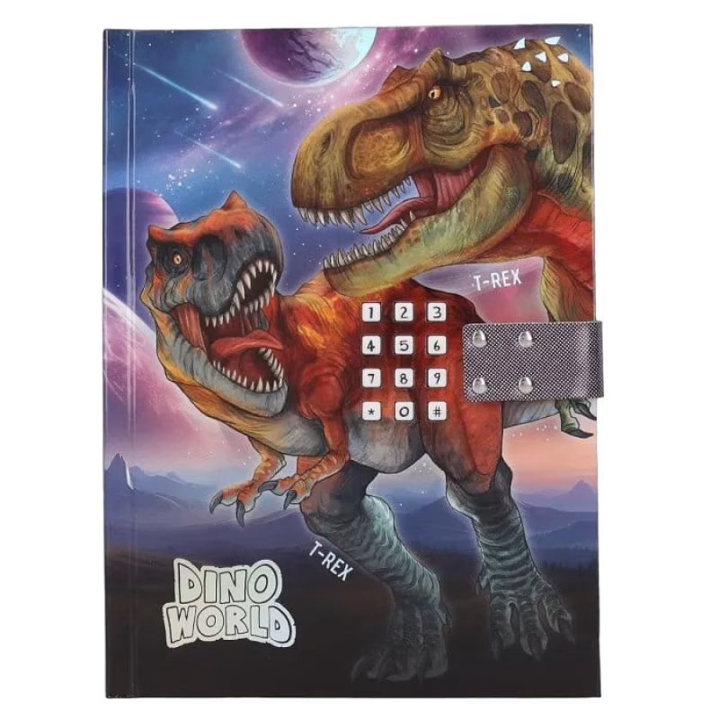 Dino World Dagbok med kod & ljud