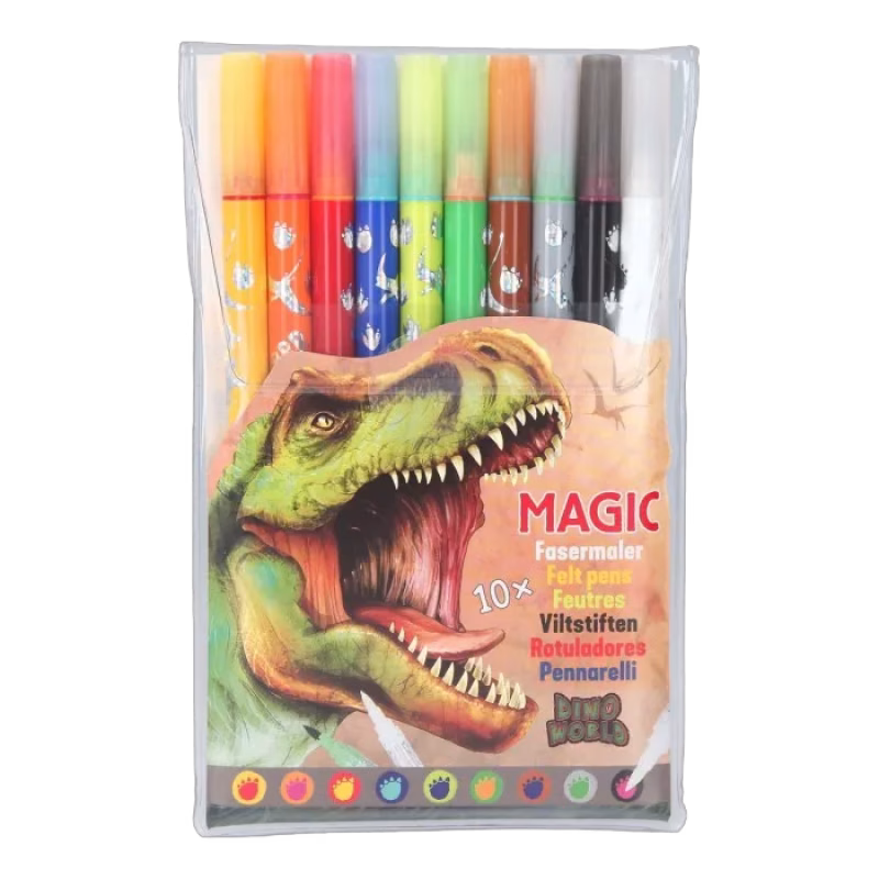 Dino World Magic Tuschpennor