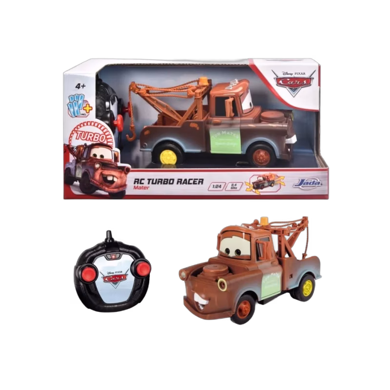 Disney Bilar 3 Radiostyrd Bärgarn Turbo Racer 1:24