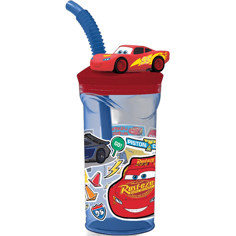 Disney Cars Vattenflaska 3D Figur Tumbler 360 ml