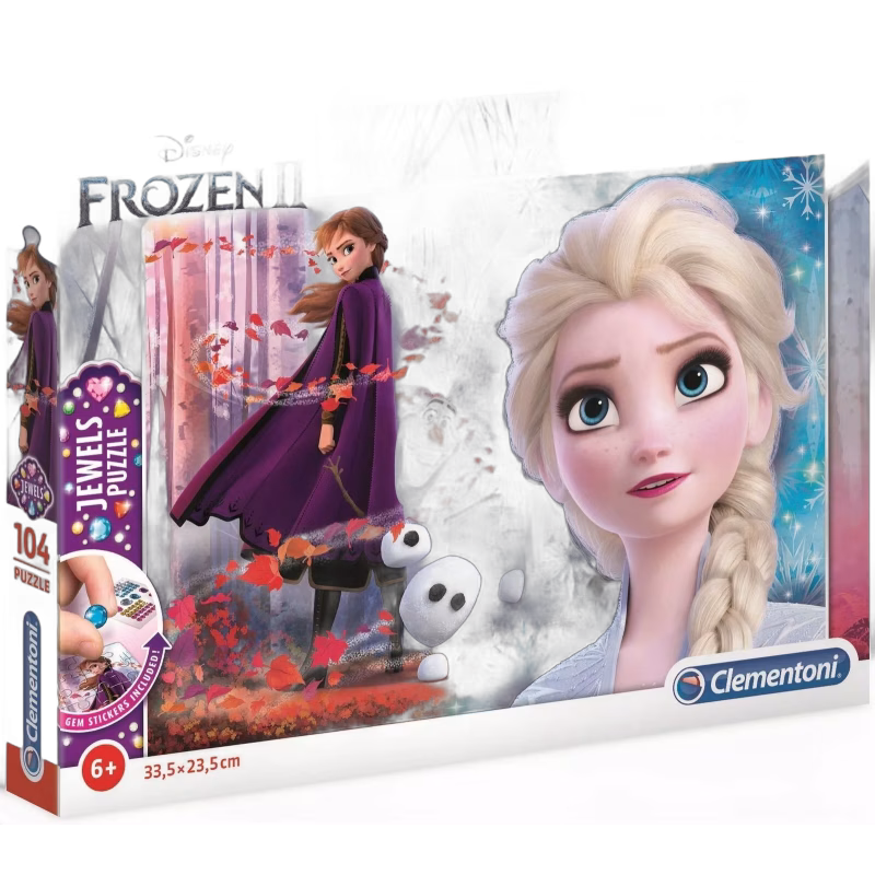 Disney Frozen 2 Pussel med Diamanter, 104 Bitar