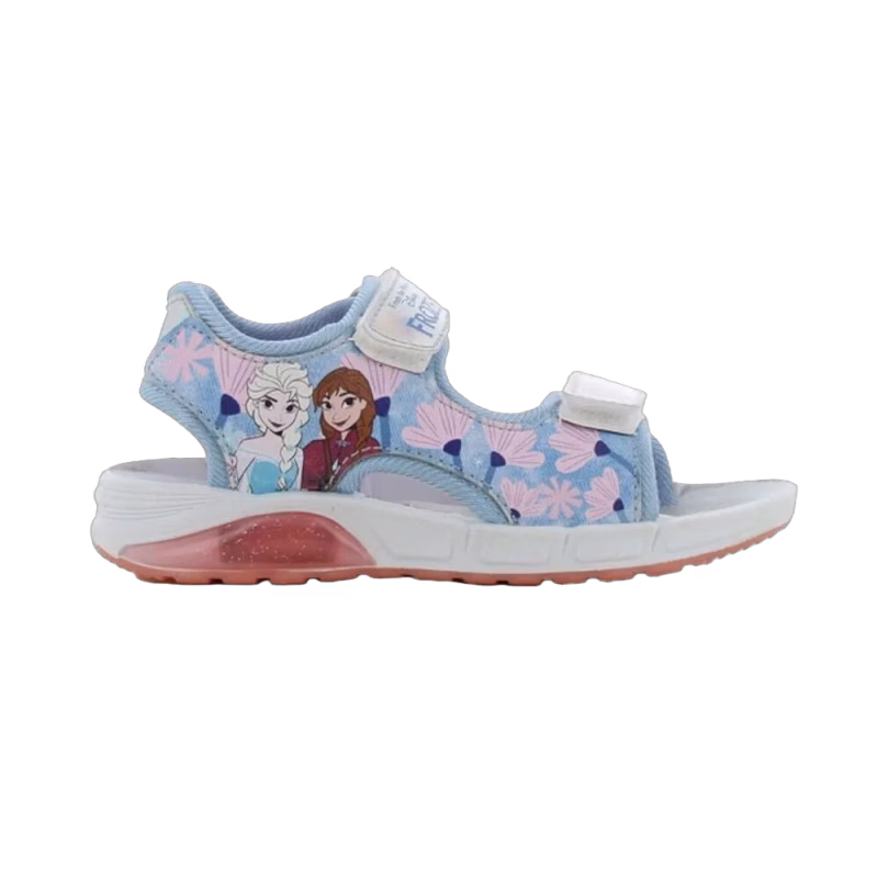 Disney Frozen Blinkande Sandaler, Silver/Blue, 31