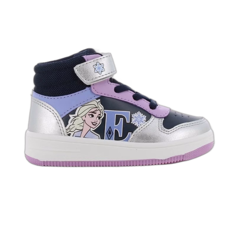 Disney Frozen Classic High Sneakers, Navy/Silver, 31