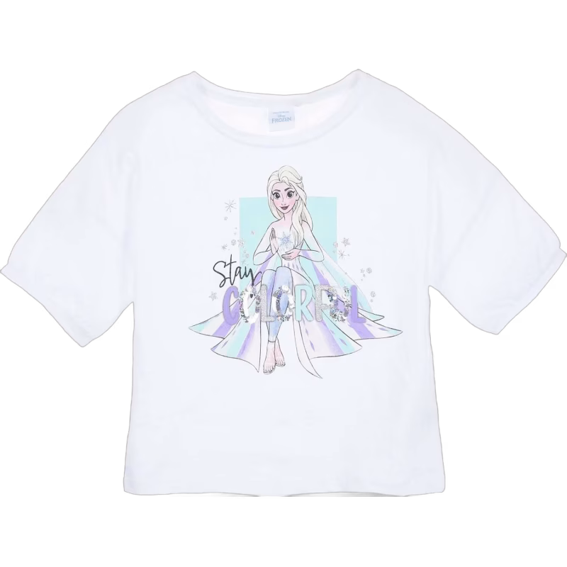 Disney Frozen T-shirt, White, 5 år