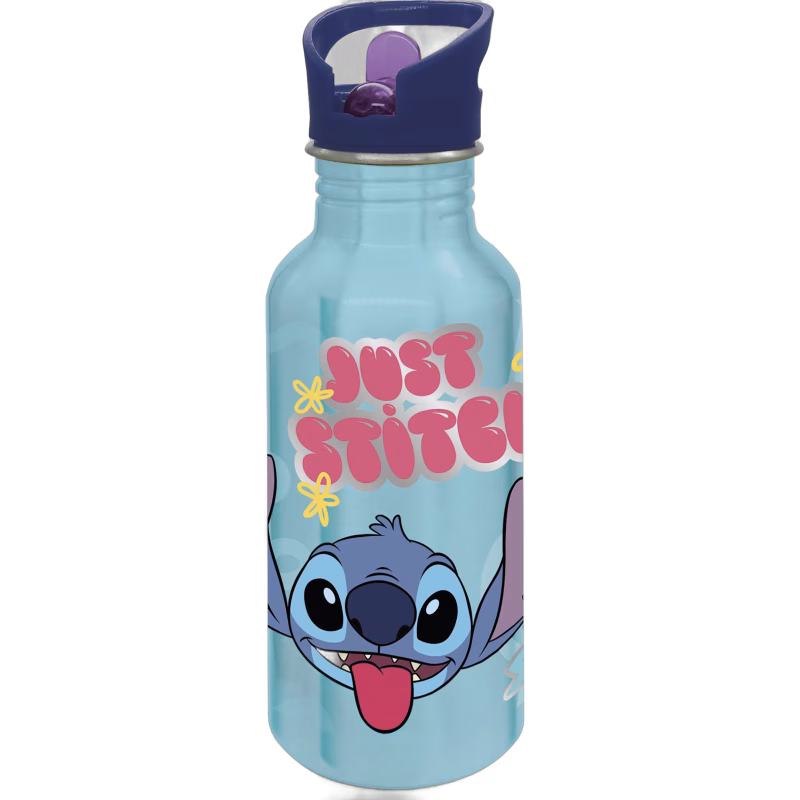 Disney Lilo &  Stitch  Aluminium Vattenflaska 545ml, Turkos