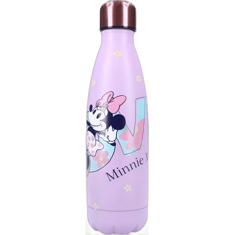 Disney Mimmi Pigg Vattenflaska 700ml Thirsty For More, Lila