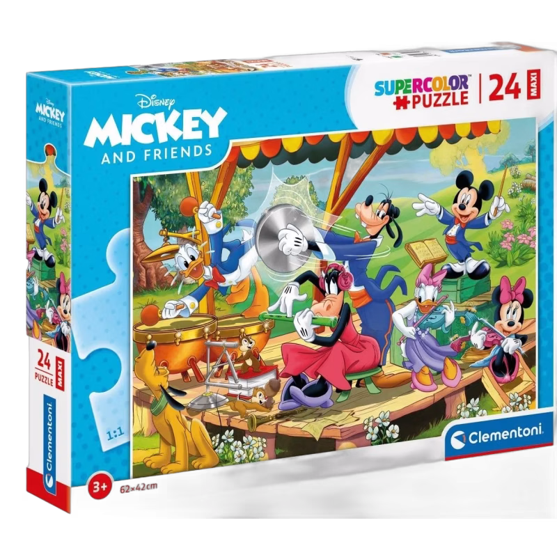 Disney Musse Pigg  Pussel Maxi, 24 Bitar