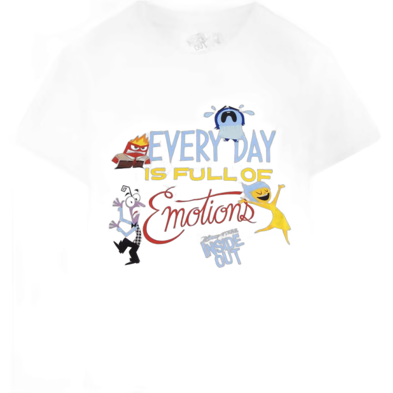 Disney Pixar Insidan Ut T-shirt, Vit, 152-158