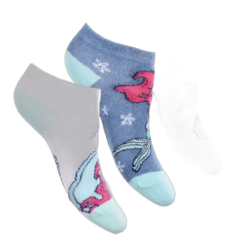 Disney Princess Strumpa Ariel 3-pack, Blåa, 23-26