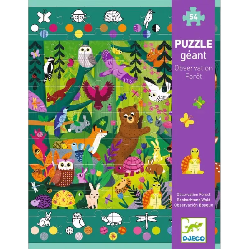 Djeco Pussel Skogen (54-bitar)