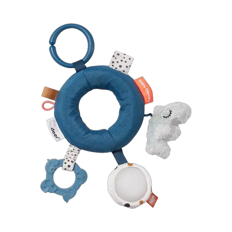 Done By Deer Aktivitetsleksak Ring Ozzo Blue