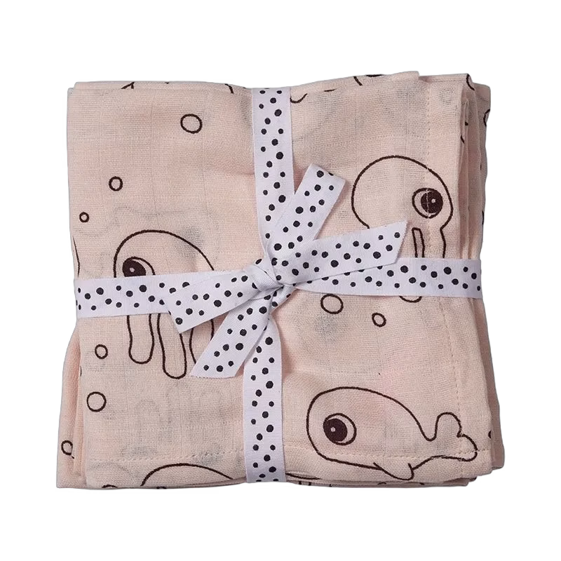 Done by Deer burp cloth 2-pack, sea friends powder