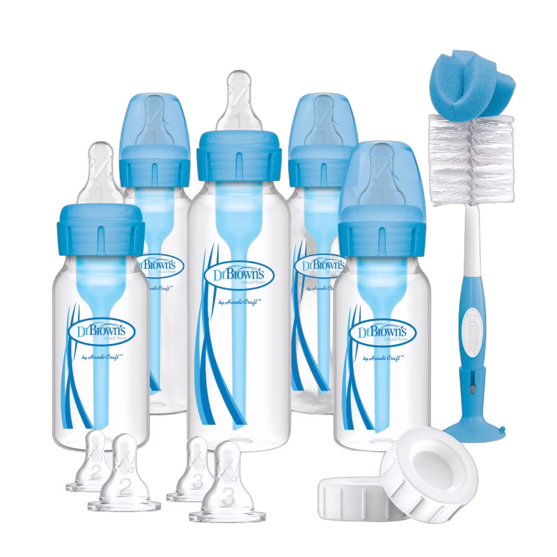 Dr. Brown's NarrowNeck Options+ Gåvoset, Blå