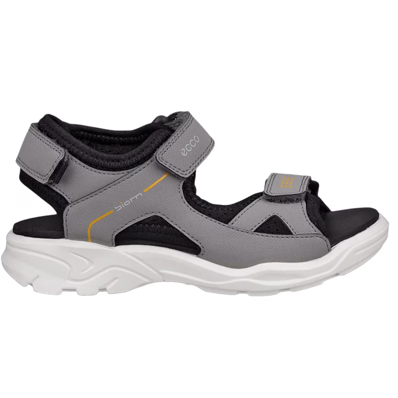 Ecco Biom Raft Sandaler, Steel/Black, 27
