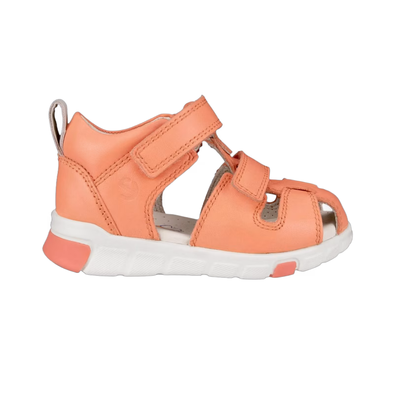 Ecco Mini Stride Sandaler, Coral, 25