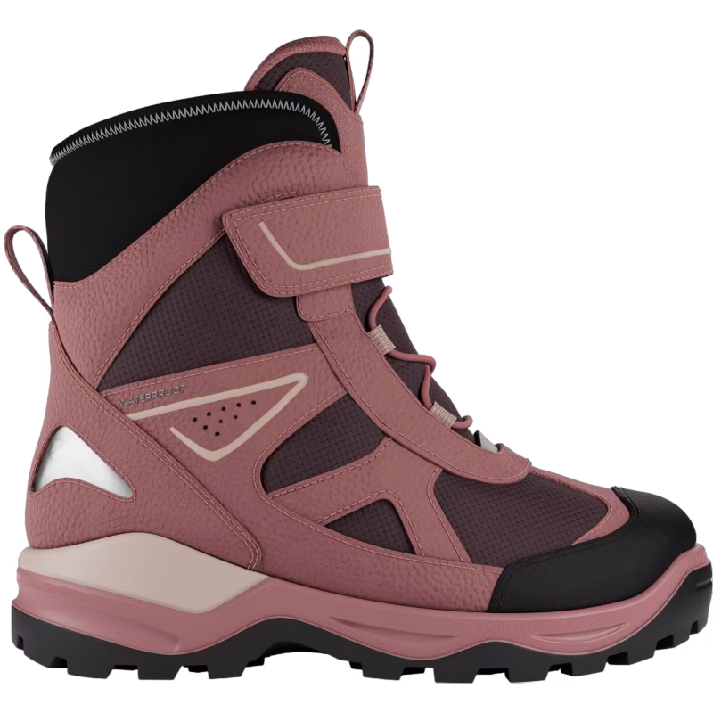 Ecco Snow Mountain GTX Vinterkängor Jr, Black/Petal/Fig, 38