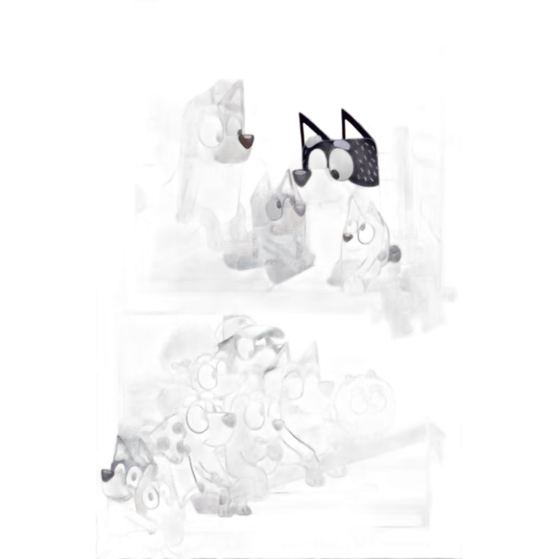 Educa Bluey Träpussel 2x25 Bitar