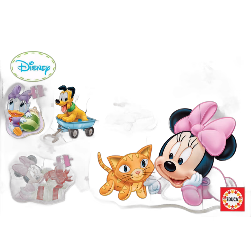 Educa Disney Mimmi Pigg Pussel 5-i-1