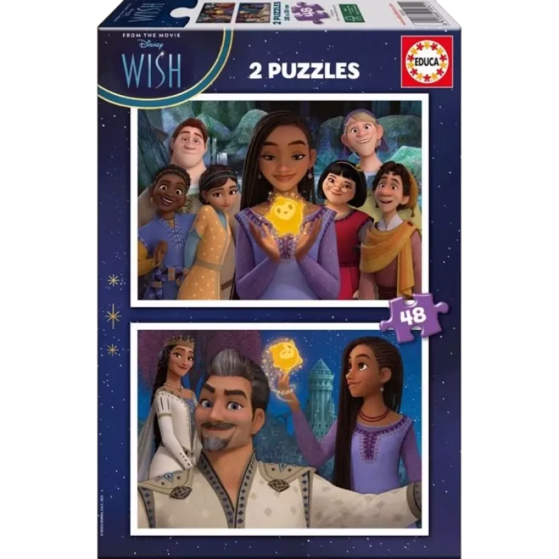 Educa Disney Wish Pussel (2x48-bitar)
