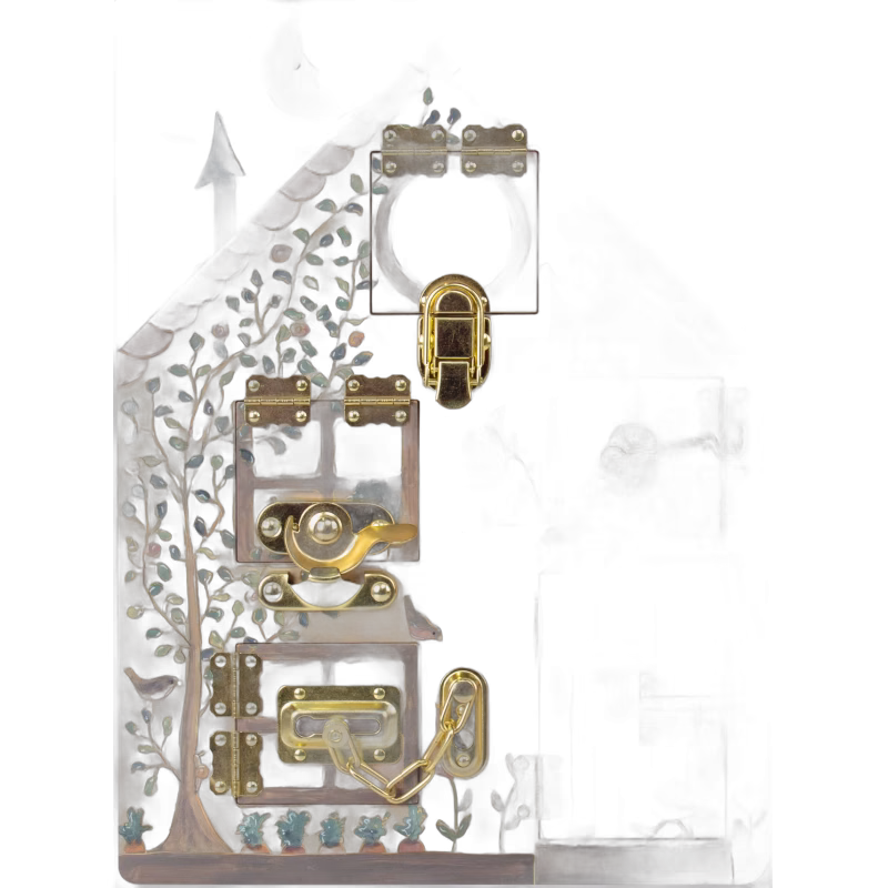 Egmont Toys Aktivitetstavla med Lås Kanin