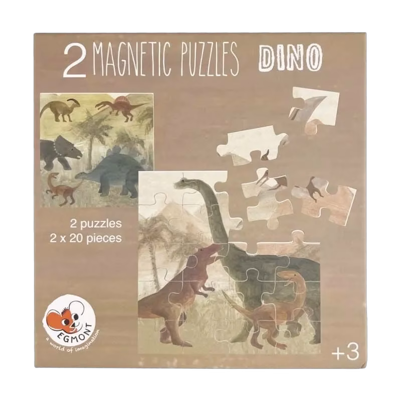 Egmont Toys Magnetiska Pussel 20 Bitar Dino