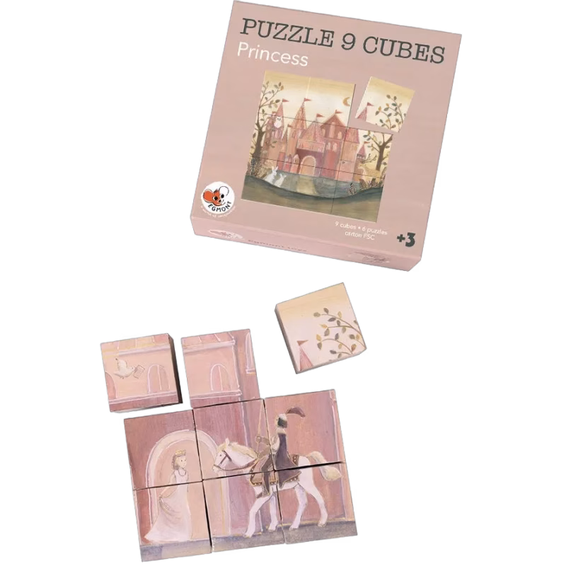 Egmont Toys Pussel 9 Kuber Prinsessa