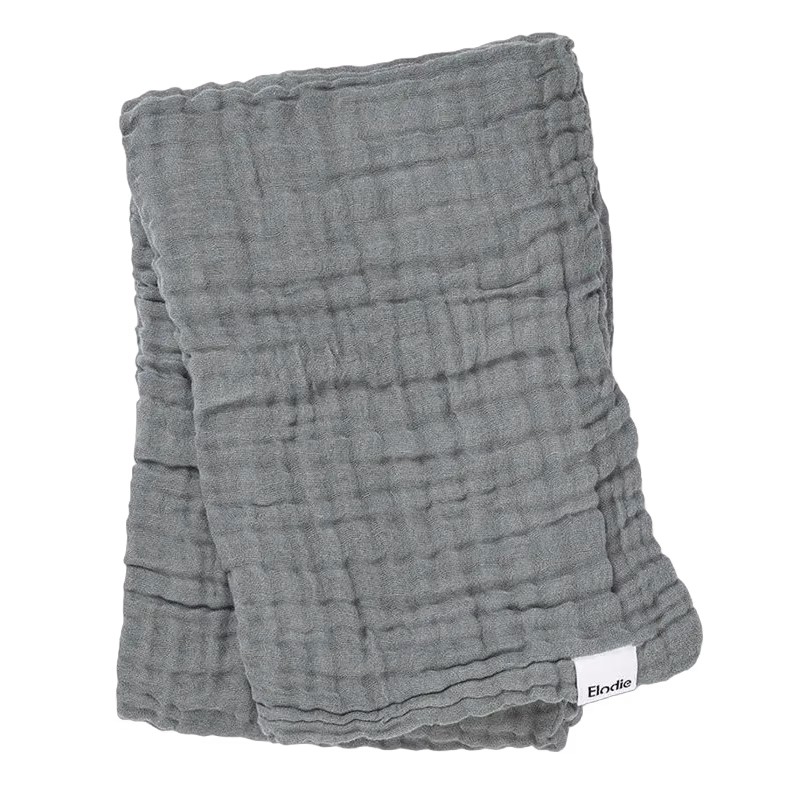 Elodie Details crinkled blanket, deco turquoise