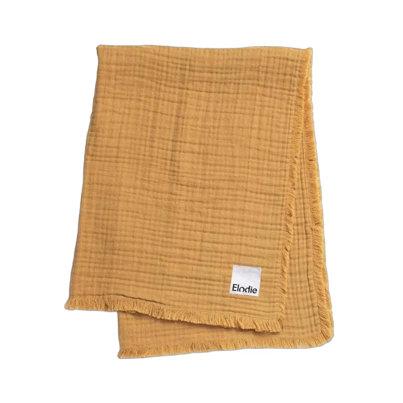 Elodie Details mjuk bomullsfilt, gold
