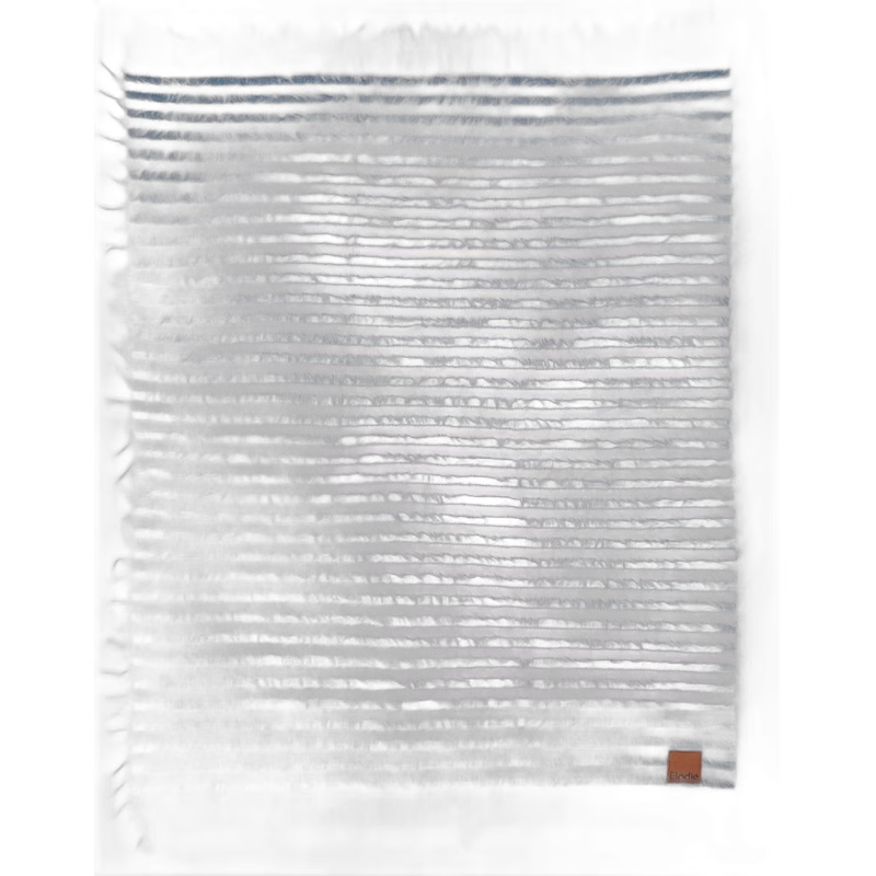 Elodie Furry Knit Filt, Berry Blue